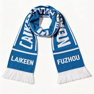 Écharpe personnalisée avec logo des clubs de football du monde entier, double face, tricotée, souvenir, jacquard - Product Image 5