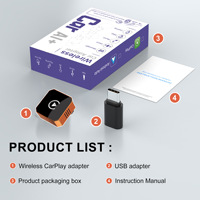 Module CarPlay intelligent portable connecté Android, filaire et sans fil, à branchement direct, avec garantie 1 an – Meilleures ventes