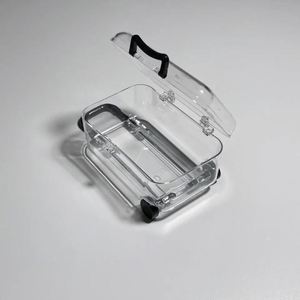 Mini Valise Transparente en Plastique pour Bijoux, Boîte de Rangement Simple pour Boucles d'Oreilles et Accessoires Cheveux, Style Ins, Petite et Pratique - Product Image 4