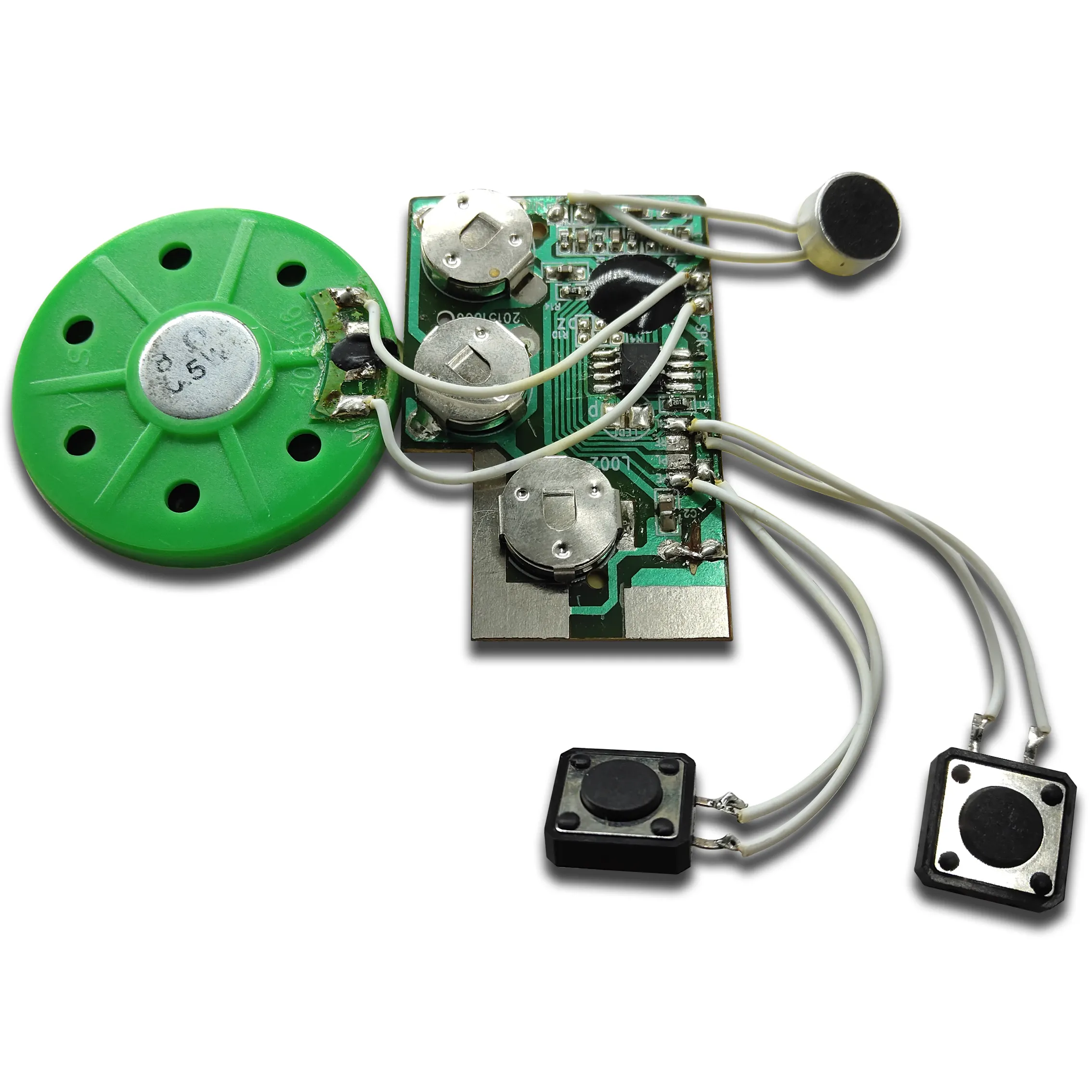 Factory wholesale custom toy audio parts recordable sound chip module for talking voice music toys and greeting card