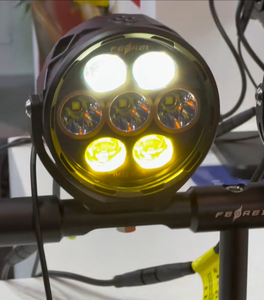 Luces Auxiliares Delanteras LED de Alta Calidad Ferei GS1250, Impermeables para Motocicleta, 2 Lentes, Modos de Iluminación: Spot/Niebla/Inundación - Product Image 2