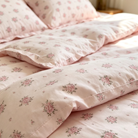 Parure de lit polyvalente et élégante aux motifs modernes, style nordique et luxe léger, adaptée à tous les styles de chambre (couvre-lit, taie d'oreiller, housse de couette)