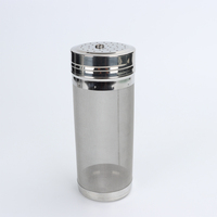 Filtro de Acero Inoxidable Lihe LH002A, Modelo Básico para Elaboración Casera de Cerveza, Asa y Logotipo Personalizables, OEM/ODM Disponible