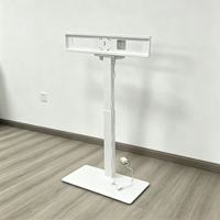 Base de suelo motorizada universal ajustable en altura para TV, de alta resistencia, con control remoto para oficina, para televisores de 32 a 65 pulgadas