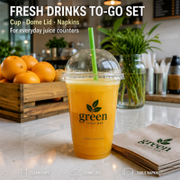 Gobelet en plastique transparent PP PET de 12 oz et 16 oz avec couvercle en dôme, logo personnalisé imprimé, pour café, jus, boissons froides, jetable, compostable