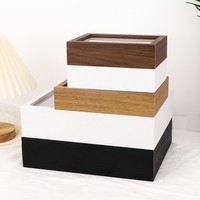 Meilleure vente de vitrine à fleurs séchées DIY, cadre en bois, boîte d'ombre vierge