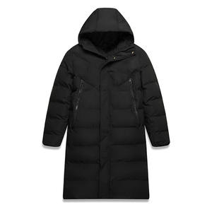 Giacca 2425 in cotone lungo piumino invernale con cappuccio caldo abbigliamento sportivo casual con cerniera lunga per adulti impermeabile può stampare l'emblema della squadra - Product Image 2