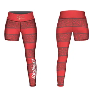 Nuovo arrivo logo personalizzato una gamba singola sport yoga leggings pantaloni collant