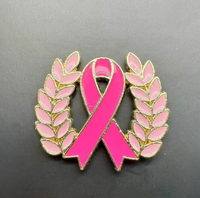Broche ruban rose Badge international de prévention du sida et du cancer du sein Logo promotionnel Broche de sensibilisation au cancer du sein