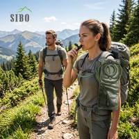 Poche à eau pliable imperméable Sibo Tactical 3L pour le cyclisme, la course à pied et le trail running