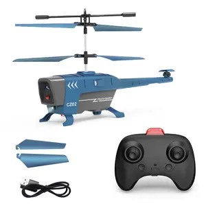 龙溪2.5 CH rc迷你直升机直升机机场玩具遥控儿童直升机带陀螺避障传感器飞机