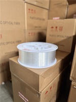 Cable de Fibra Óptica PMMA de 1.5mm con Extremo Luminoso, 700m/Rollo - Impermeable y Flexible para Iluminación de Piscinas y Techos Estrellados