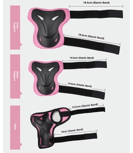 PAPAISON Protège-coudes pour enfants Protection professionnelle Épaissis Flexibles Légers Spandex Nylon Boucle sans couture - Product Image 6