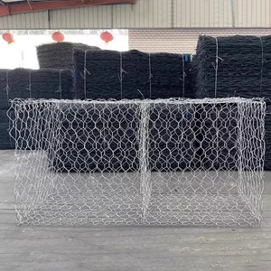 Suministro de fábrica Cesta de gaviones hexagonal recubierta de <span class=keywords><strong>PVC</strong></span> Caja de gaviones galvanizada Cesta de gaviones recubierta de <span class=keywords><strong>PVC</strong></span> - Product Image 6