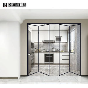 HANNOVER Alta calidad de aluminio virgen clásico insonorización blanco francés <span class=keywords><strong>180</strong></span> <span class=keywords><strong>grados</strong></span> sin marco plegable personalización para la familia - Product Image 4