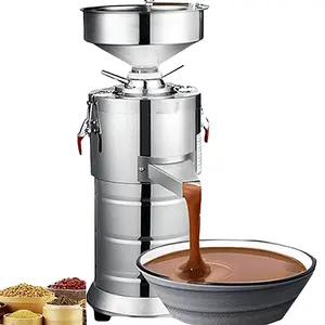 most popular Commercial aluminum alloy stainless steel small peanut buttermaking machineAlmond Butter Grinding Machine