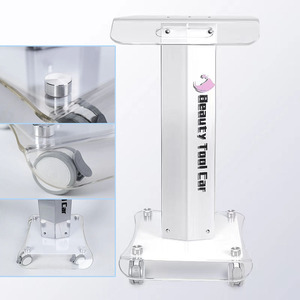 Chariot de beauté multifonctionnel en métal pour bureau, avec roulettes verrouillables, pour les soins du visage et le maquillage - Product Image 3