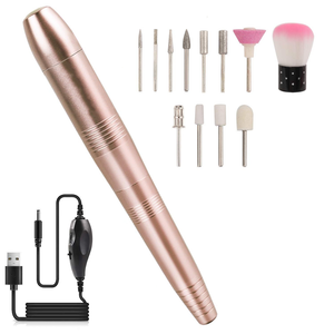 Máquina pulidora eléctrica portátil para uñas, máquina pulidora profesional con USB para <span class=keywords><strong>manicura</strong></span> con cortador reemplazable - Product Image 2