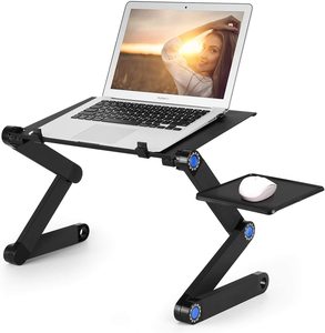 Table pliante multifonctionnel en Aluminium pour <span class=keywords><strong>ordinateur</strong></span> <span class=keywords><strong>portable</strong></span>, <span class=keywords><strong>support</strong></span> de bureau ou pour <span class=keywords><strong>canapé</strong></span>, réglable - Product Image 1