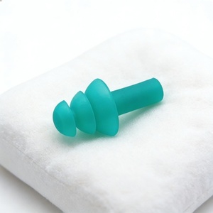 POWECOM toptan çok flanş gürültü azaltma TPE kullanımlık katlanabilir Push-In emniyet kulak tıkaçları noel ağacı şekli - Product Image 2