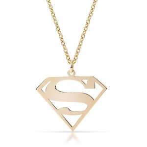 Inspirar joyería de acero inoxidable de la joyería <span class=keywords><strong>Superman</strong></span> encanto collar de oro o rosa oro plateado colgante personalizado collar - Product Image 4