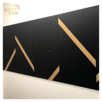Panneaux muraux cannelés au design innovant pour la décoration de la maison et du bureau, autocollants muraux de luxe, matériaux écologiques, panneaux muraux acoustiques
