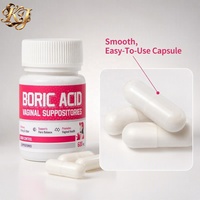 Capsules d'acide borique OEM/ODM pour l'hygiène intime féminine, équilibre du pH, soutien quotidien doux pour les femmes OEM
