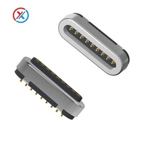 Connecteur magnétique en laiton personnalisé à 9 broches, chargeur à broche Pogo à une rangée pour humidificateur et éclairage LED, bornes personnalisées en usine