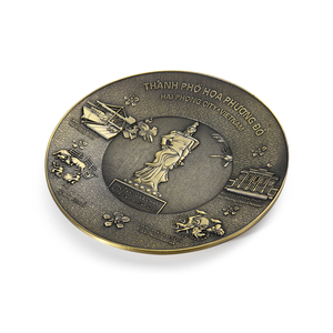 Plaques commémoratives en métal <span class=keywords><strong>bronze</strong></span> antique 3D sur mesure avec support en bois ou en métal, plaques ou plaques de récompense commémoratives - Product Image 3