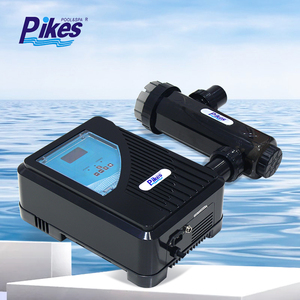 Générateur de désinfection <span class=keywords><strong>au</strong></span> chlore salin pour piscine extérieure PIKES Fountains Home Frame Pool, noir, 220V-240V - Product Image 2