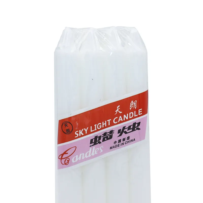 Fabricant de bougies Bâton de bougie blanc non parfumé 23g 25g en Angola pour les bougies domestiques/Velas