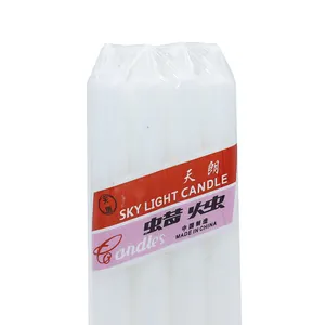 양초 제조 업체 무향 흰색 양초 스틱 23g 25g 가정용 양초/벨라 용 앙골라로