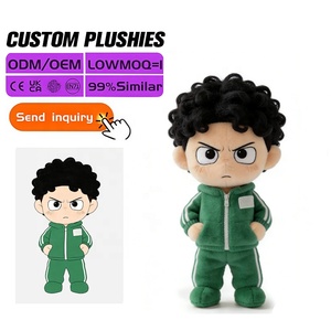 Peluche Personalizzato Super Morbido con Imbottitura in Cotone PP e Ricamo, Design <span class=keywords><strong>Anime</strong></span> <span class=keywords><strong>Kawaii</strong></span>, Dimensione 20cm - Product Image 3