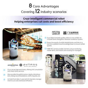 Robot multifonctionnel UBTECH Cruzr 1S LLM, robot de réception commercial intelligent avec reconnaissance faciale et navigation intelligente - Product Image 6