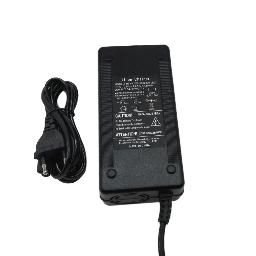 Chargeur 54.6V 4A pour vélo électrique 48V, 13S 48V Li-ION