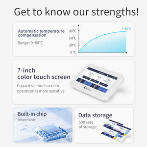 เครื่องวัดค่า <span class=keywords><strong>pH</strong></span>/ค่าการนำไฟฟ้า สำหรับใช้ในห้องปฏิบัติการ แบบหน้าจอสัมผัส วิธีการวัดด้วยการเรืองแสง - Product Image 3