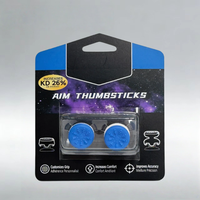 2 protections en silicone pour joysticks PS5/PS4, joysticks analogiques haute performance pour P4 P5 Galaxy, étui en silicone