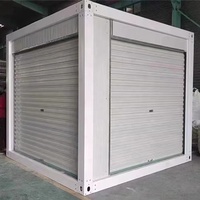 Conteneur de stockage mobile moderne préfabriqué en panneaux sandwich, usine mobile, garage et abris de jardin prêts à l'emploi