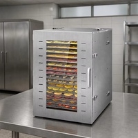 Heteluchtdehydrator met 20 trays voor de droging van voedsel, geschikt voor massaproductie van mango en banaan