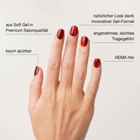 Faux ongles en gel souple à presser, réutilisables, à marque privée, œil de chat rouge, forme ovale moyenne, carrée extra courte, à porter