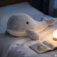 Jouets en peluche pour bébés, animaux marins, dauphins, de haute qualité, personnalisables, mignons, vente en gros d'usine