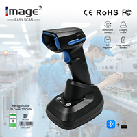 Escáner de Código de Barras Inalámbrico HC-881BT 2.4G, Lector de Códigos QR para Comercios Minoristas en el Medio Oriente, Compatible con Android e IOS