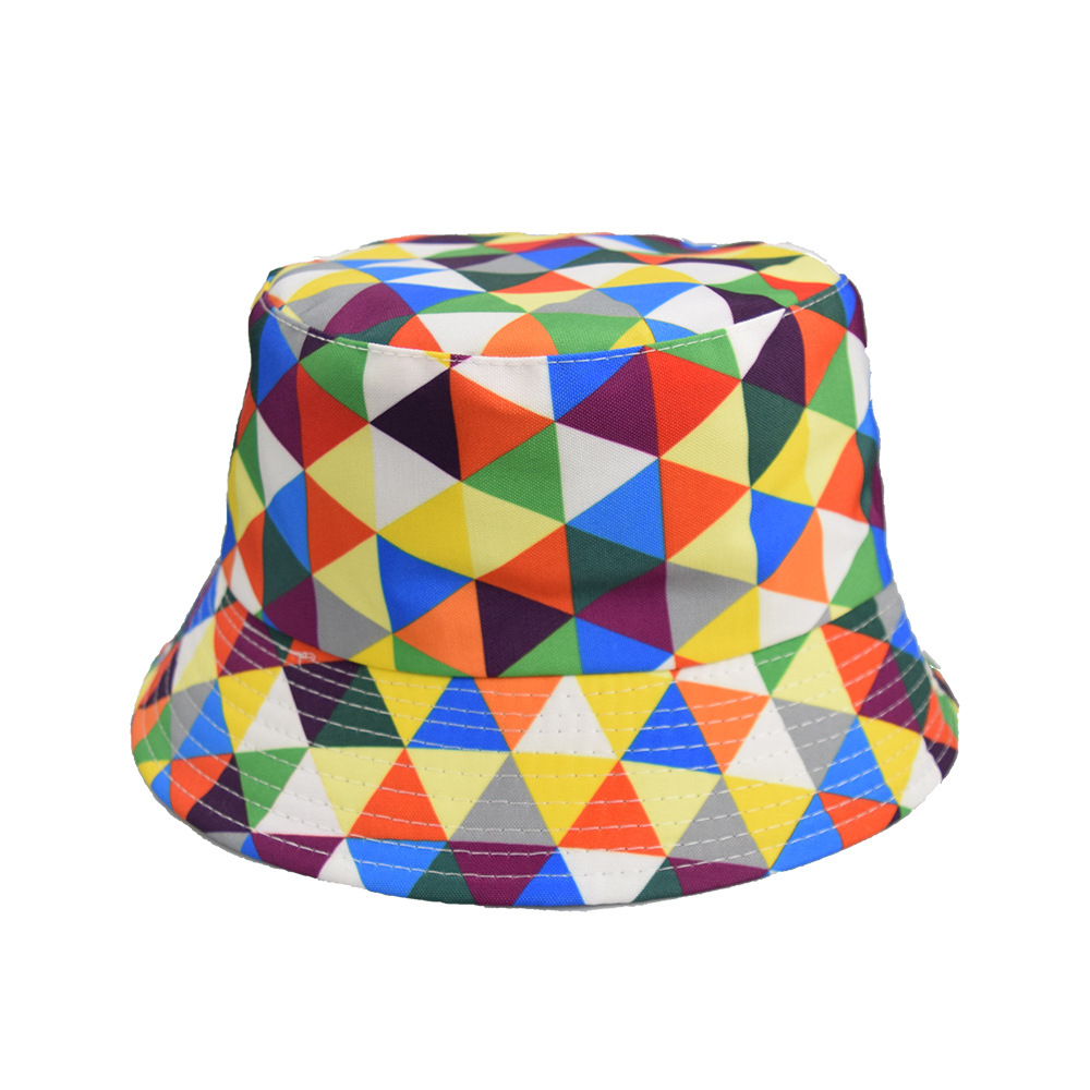 New creative printing women fashion cotton bucket hat custom outdoor relaxation sun protection bucket hat
