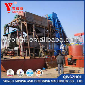 200m 3/h catena secchio di sabbia di fiume/oro/diamante di dragaggio/scavo/scavo/panning/ di estrazione mineraria draga/macchina/attrezzature/barca - Product Image 4