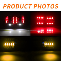 Feux de signalisation magnétiques sans fil Kaidengzhe, norme européenne, pour remorque, éclairage d'avertissement pour véhicule, plaque lumineuse LED