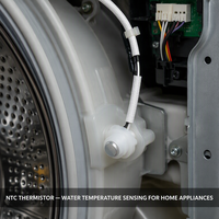 Capteur de température NTC 100K XINYING pour petits appareils électroménagers, fil résistant aux hautes températures et aux plis, 1C