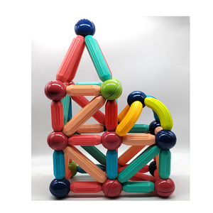 Juego de bloques de construcción magnéticos para construcción DIY, 100 Uds., bloque educativo STEM, juguete magnético para niños, azulejos magnéticos - Product Image 4