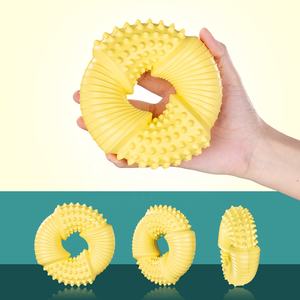 Etkileşimli Komik Moda Isırmaya Dayanıklı Köpek Çiğneme Oyuncağı Dalga Halkası Kauçuk Dayanıklı Çiğneme Oyuncakları Diş Temizliği Günlük Kullanım Eğitim İçin - Product Image 6