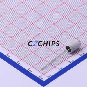 BC025M221LO6.3*8L-1A4T ตัวเก็บประจุแบบแข็งชนิด Through hole (THT), ขนาด D6.3xL8 มม. 220uF 20% 25V 2.5 มม. - Product Image 2