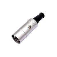 Connecteur MIDI mâle 5 broches 5 cœurs en nylon avec borne S, étanche IP67, pour machine-outil de fraisage CNC Makinopc, PCB/USB